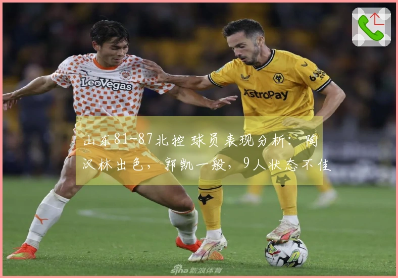 山东81-87北控 球员表现分析：陶汉林出色，郭凯一般，9人状态不佳